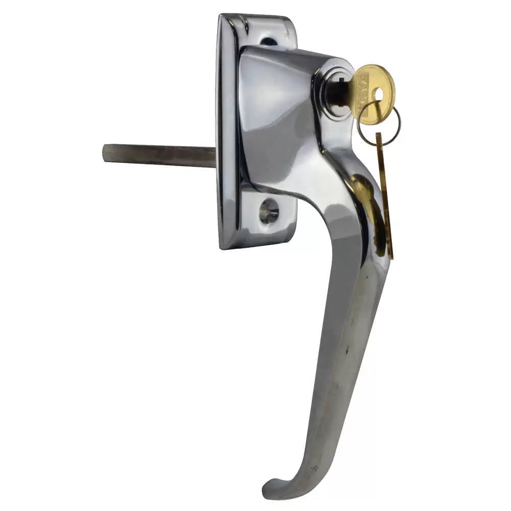 Outside Swing Door Handle - Push to Lock