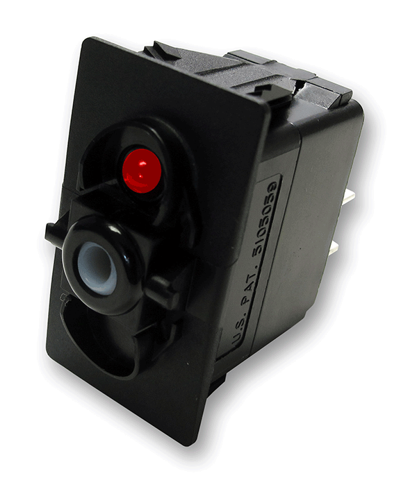 Summit Racing Rocker Switches Rocker Switch - Illuminated Red ON/OFF – summitbodyworks